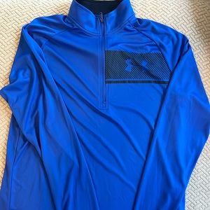 Under armour 1/4 zip golf shirt, size medium